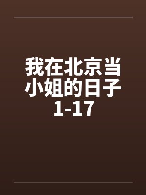 我在北京当小姐的日子1-17封面