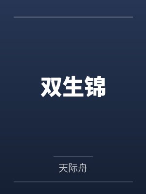 双生锦封面