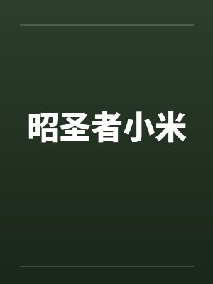 昭圣者小米封面